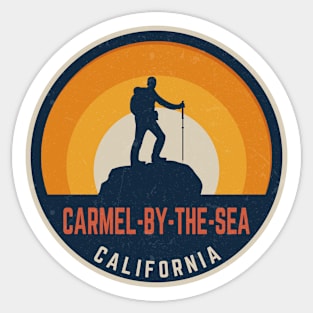Carmel-by-the-Sea California Hiking Sticker
